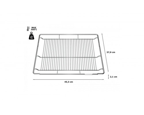 Комбинированная решётка для духового шкафа 00577584