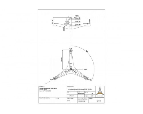 Крестовина барабана Diamond DC97-15182A