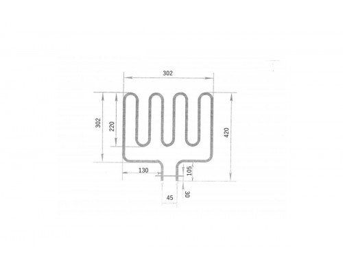 ТЭН для саун HARVIA ZSL-313 2000W 240 А 8/2,0 Т 220