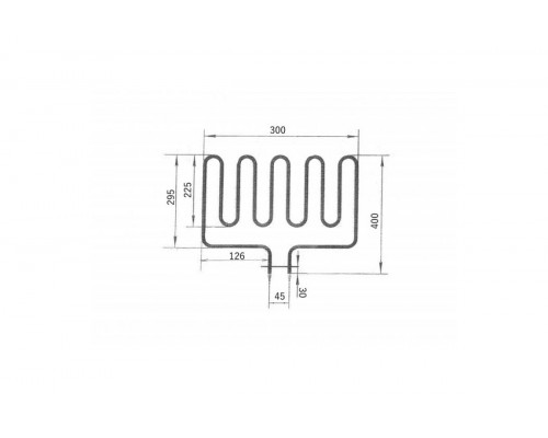 ТЭН для саун HARVIA ZSK-710 2500W 280 А 8/2,5 Т 220