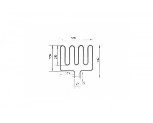 ТЭН для саун HARVIA ZSK700 2000W 260 А 8/2,0 Т 220