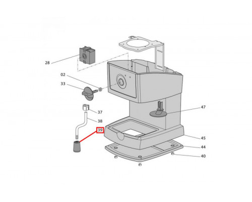 Насадка-капучинатор кофеварки Delonghi 535789