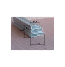 Уплотнитель двери холодильника Позис (560 х 900 мм) Профиль ПС