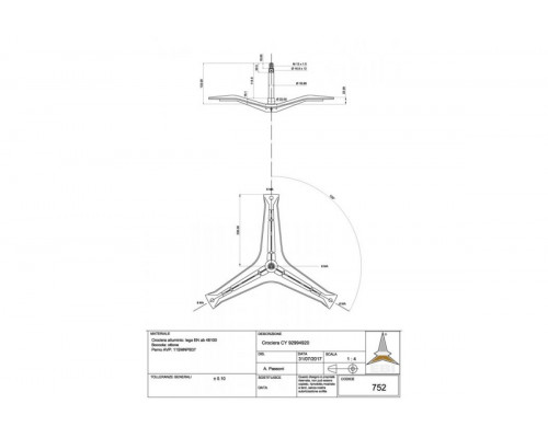 Крестовина барабана для стиральной машине (Drum shaft assy) Candy 49003266