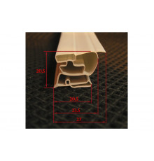Уплотнитель 1110 * 650 мм для холодильника Daewoo Вид профиля СТ