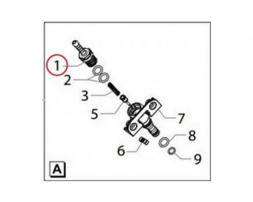 Переходник на штуцер для кофемашины Saeco 421944022891