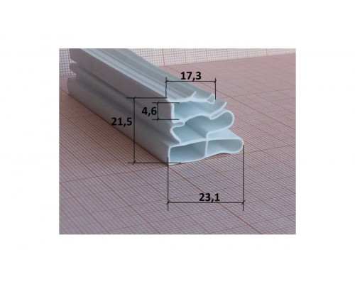 Уплотнитель двери холодильника Позис (560 х 740 мм) Профиль ПС