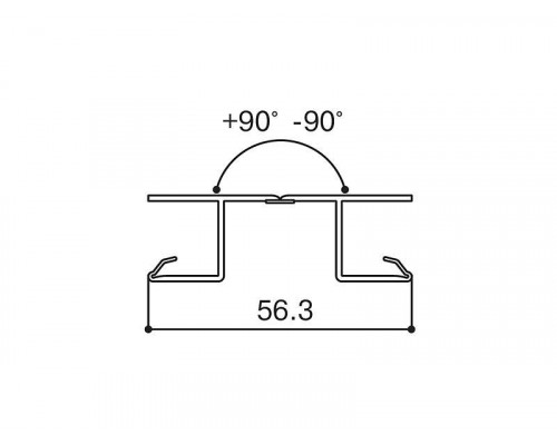 Соединитель FLEX цоколя ПВХ, крем 386, L=660мм FIRMAX 1 шт.