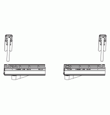 Комплект кареток SKB-S/SE, правый