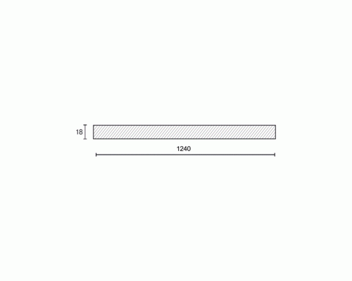 Плита ЛДСП ALVIC SYNCRON 1240*18*2750 мм, Фэктори 01 Конкрит (Factory 01 CRT) 1 шт.