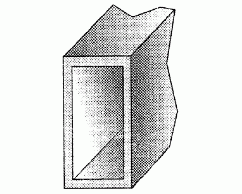 Профиль Bauset МС СТАН 8х20 поперечный, бел., RAL9016 (6,0 м)