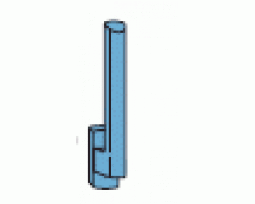 Ручка Si-line PSK 35 мм коричневая 1 шт.